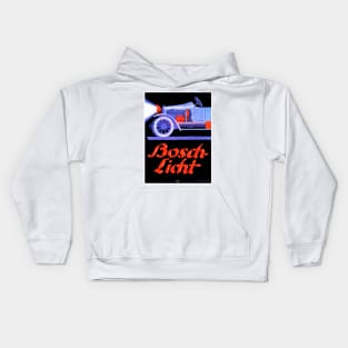 Bosch Automotive Head Lights Advertising Art Deco Retro Car Kids Hoodie